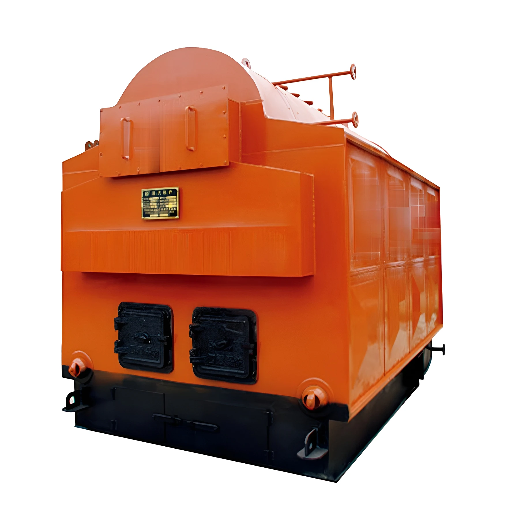 Biomass-fired steam boiler