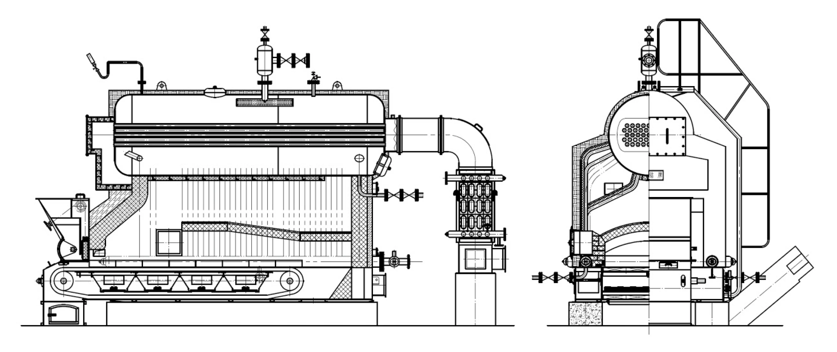 Biomass-Fired Pressurized Hot Water Boiler