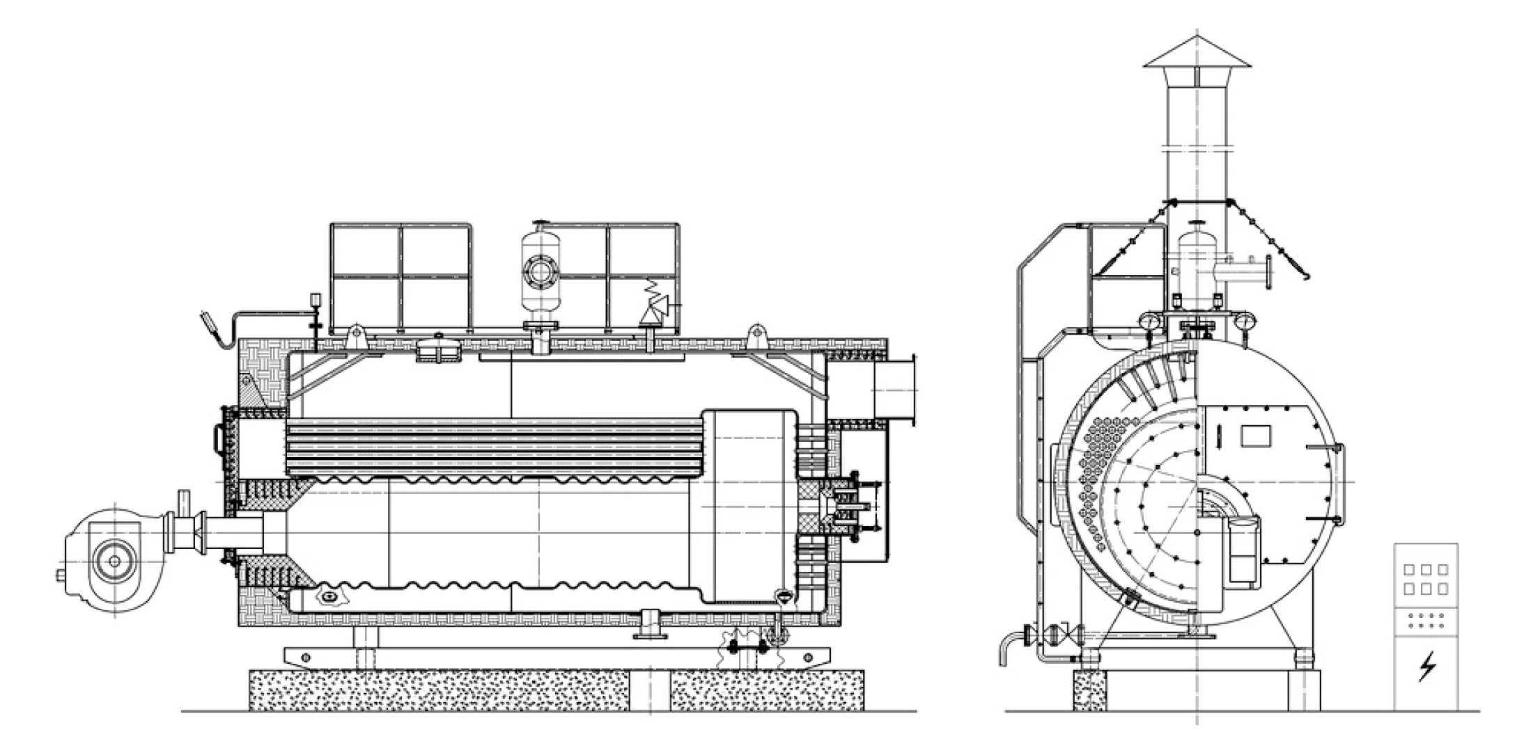 Fuel Gas Fired Pressure Hot Water Boiler