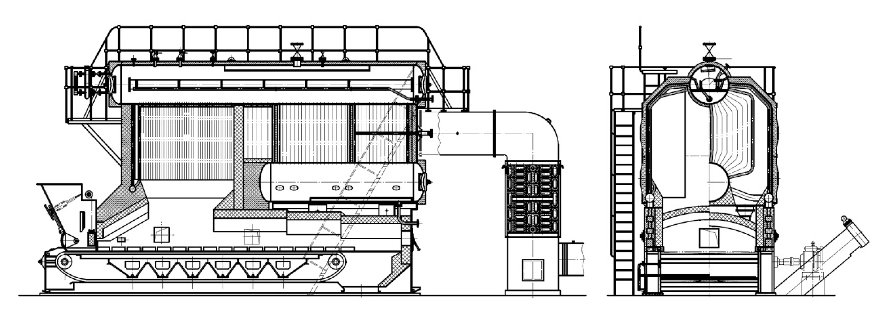 Water Tube Steam and Hot Water Boiler